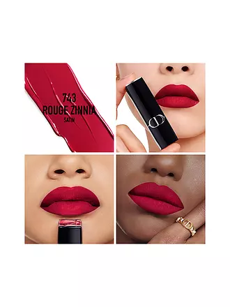 DIOR | Lippenstift - Rouge Dior Satin Lipstick (743 Rouge Zinnia) | 